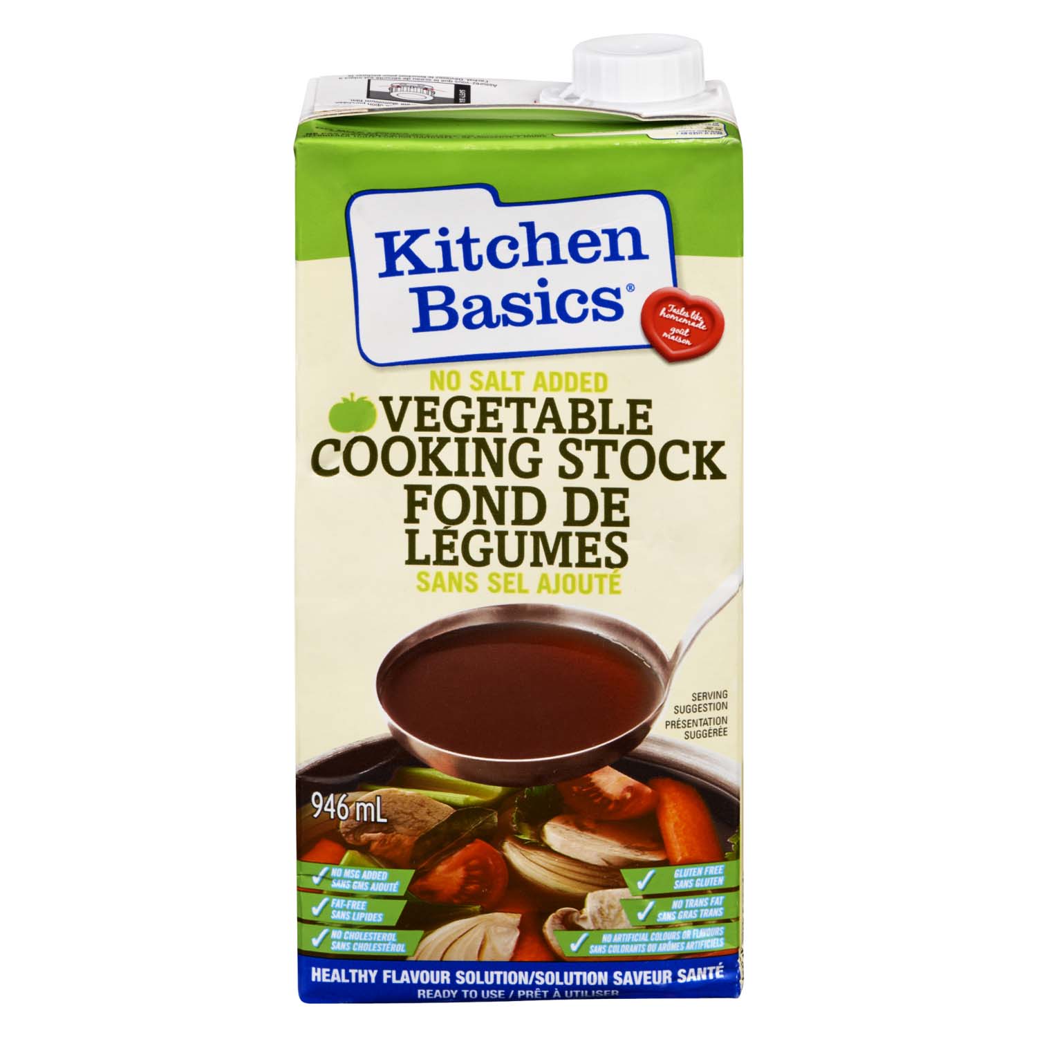 Kitchen Basics Vegetable Cooking Stock No Salt Added 946 ml | Powell's ...